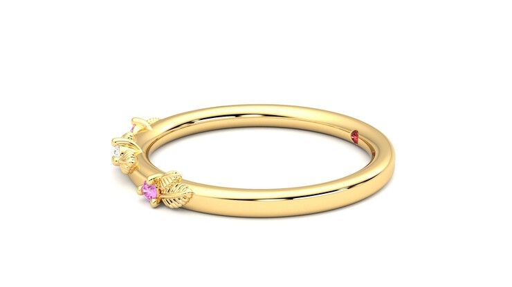Taylor & Hart Lorierre Wedding Ring 360 degree image 22