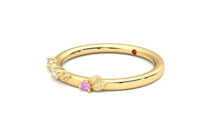 Taylor & Hart Lorierre Wedding Ring 360 degree image 24