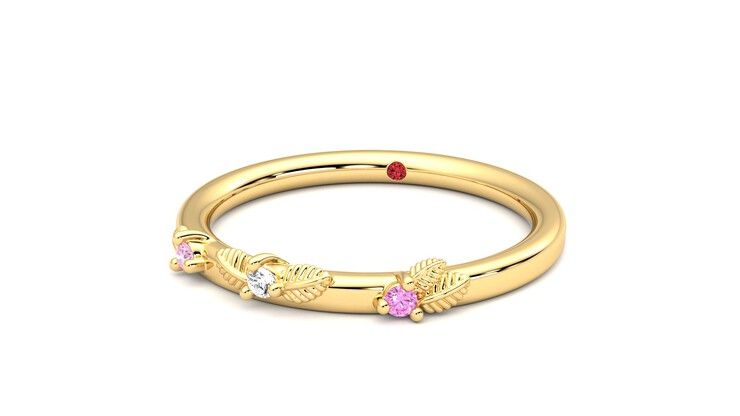 Taylor & Hart Lorierre Wedding Ring 360 degree image 27