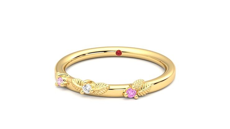 Taylor & Hart Lorierre Wedding Ring 360 degree image 28