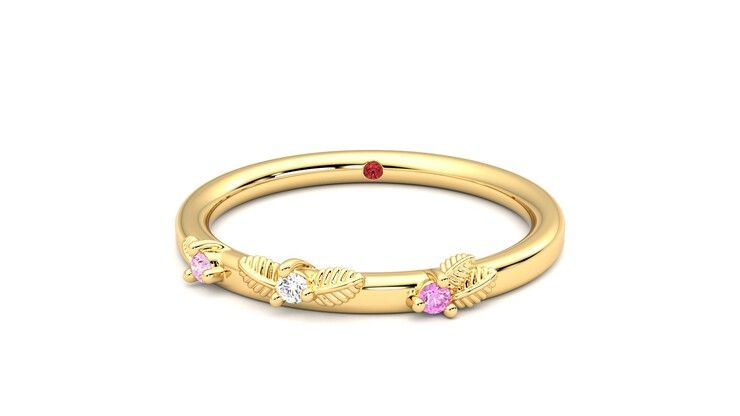 Taylor & Hart Lorierre Wedding Ring 360 degree image 29