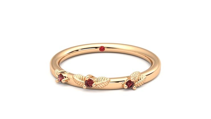 Taylor & Hart Lorierre Wedding Ring 360 degree image 2