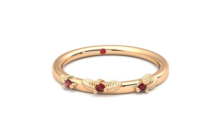 Taylor & Hart Lorierre Wedding Ring 360 degree image 3