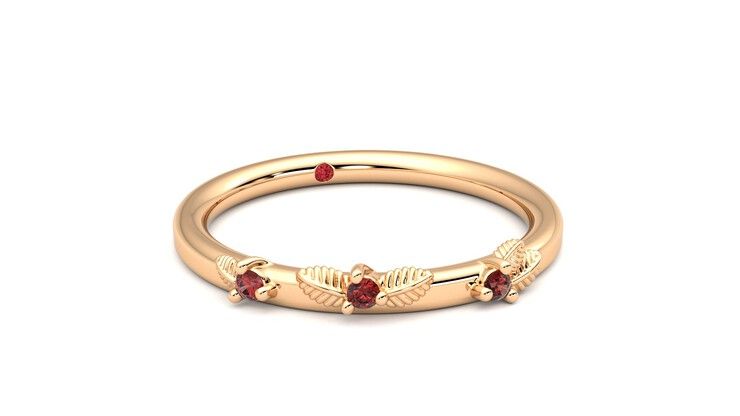 Taylor & Hart Lorierre Wedding Ring 360 degree image 4