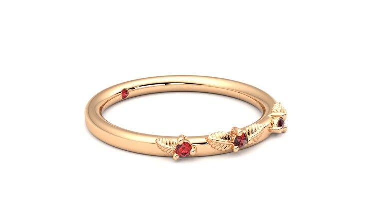 Taylor & Hart Lorierre Wedding Ring 360 degree image 7