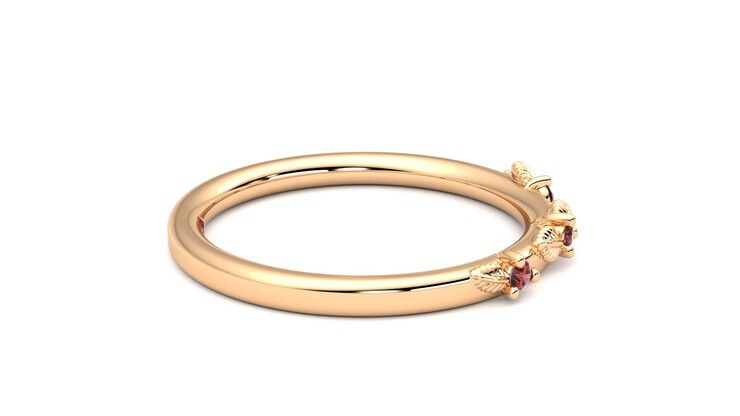 Taylor & Hart Lorierre Wedding Ring 360 degree image 10