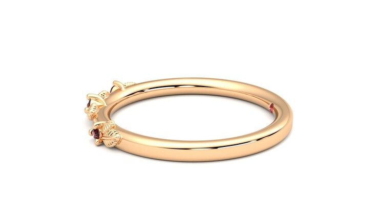 Taylor & Hart Lorierre Wedding Ring 360 degree image 21