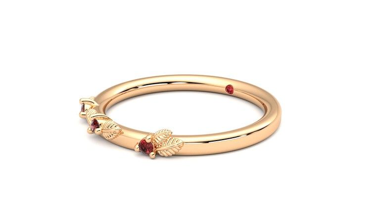 Taylor & Hart Lorierre Wedding Ring 360 degree image 24