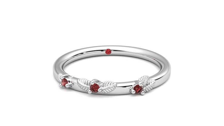 Taylor & Hart Lorierre Wedding Ring 360 degree image 2