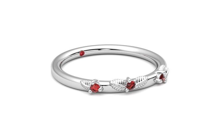 Taylor & Hart Lorierre Wedding Ring 360 degree image 6
