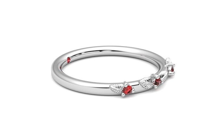Taylor & Hart Lorierre Wedding Ring 360 degree image 8