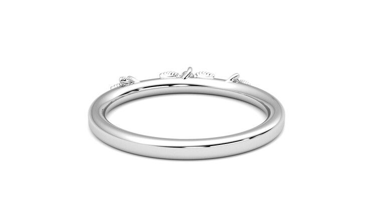 Taylor & Hart Lorierre Wedding Ring 360 degree image 16