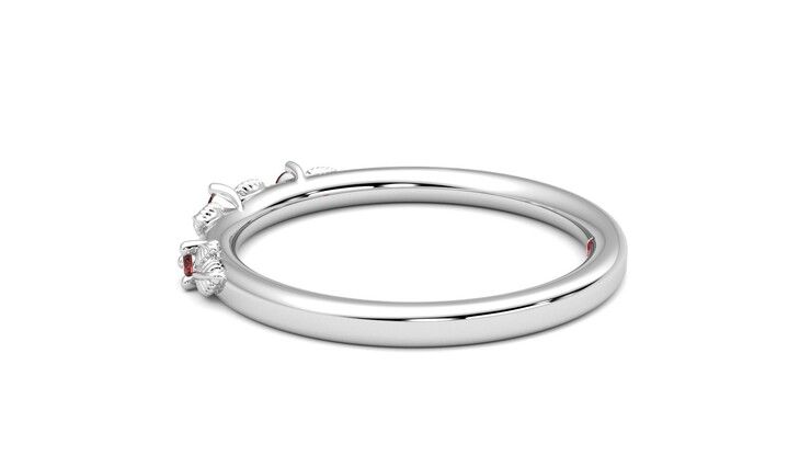 Taylor & Hart Lorierre Wedding Ring 360 degree image 20