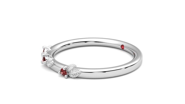 Taylor & Hart Lorierre Wedding Ring 360 degree image 23