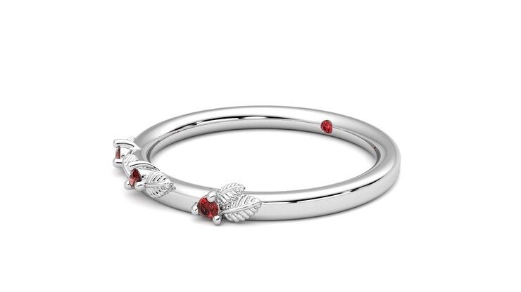 Taylor & Hart Lorierre Wedding Ring 360 degree image 24