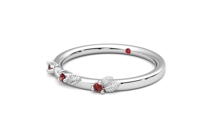 Taylor & Hart Lorierre Wedding Ring 360 degree image 25