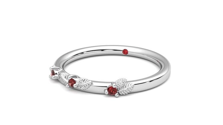 Taylor & Hart Lorierre Wedding Ring 360 degree image 26