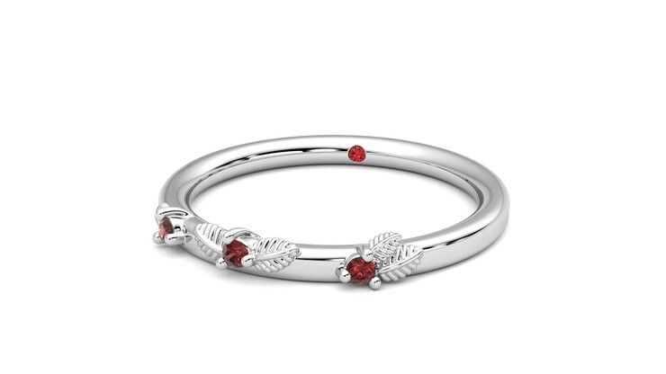 Taylor & Hart Lorierre Wedding Ring 360 degree image 27
