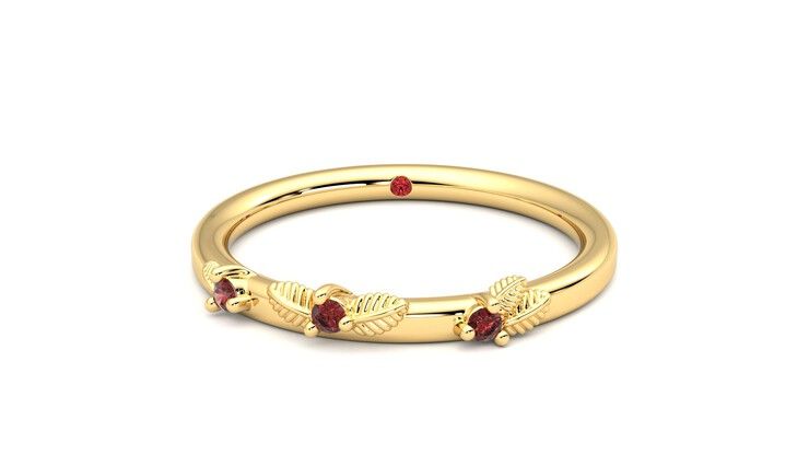 Taylor & Hart Lorierre Wedding Ring 360 degree image 1
