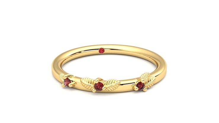 Taylor & Hart Lorierre Wedding Ring 360 degree image 3