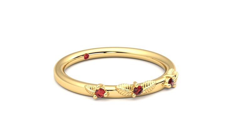 Taylor & Hart Lorierre Wedding Ring 360 degree image 6