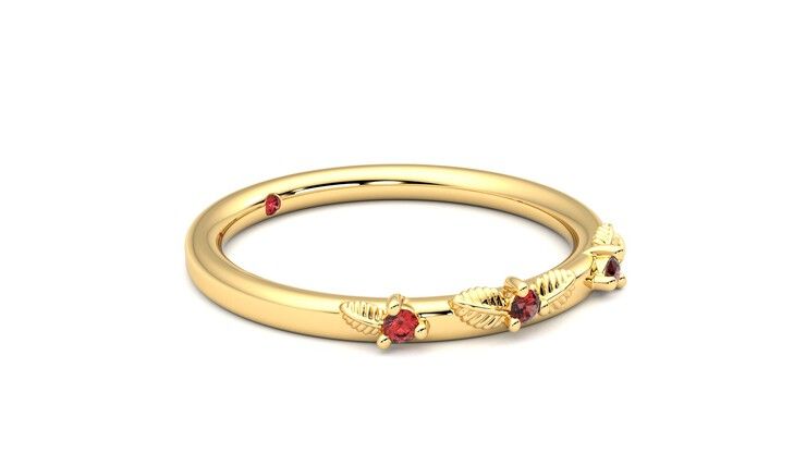 Taylor & Hart Lorierre Wedding Ring 360 degree image 7