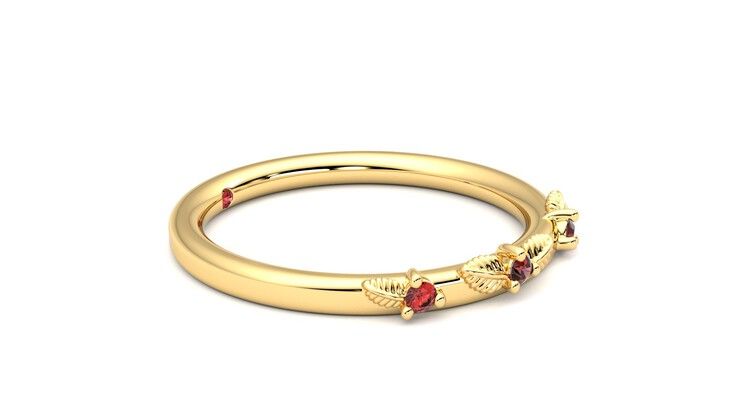 Taylor & Hart Lorierre Wedding Ring 360 degree image 8