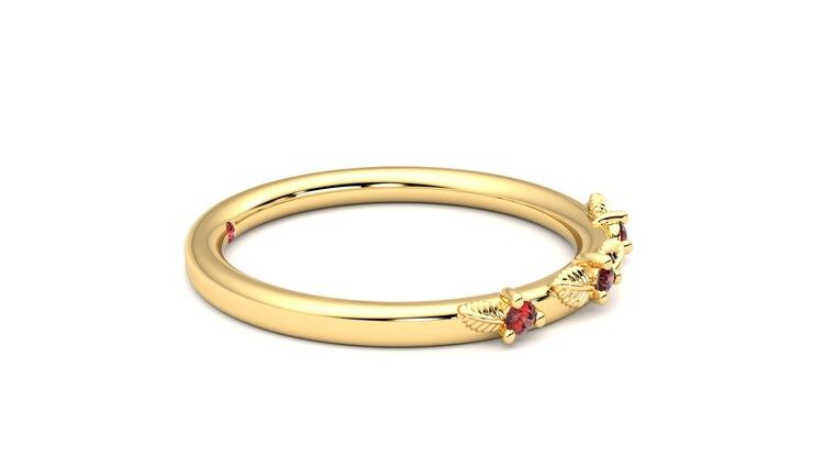 Taylor & Hart Lorierre Wedding Ring 360 degree image 9
