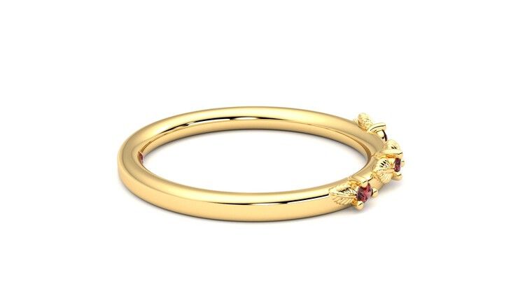 Taylor & Hart Lorierre Wedding Ring 360 degree image 10