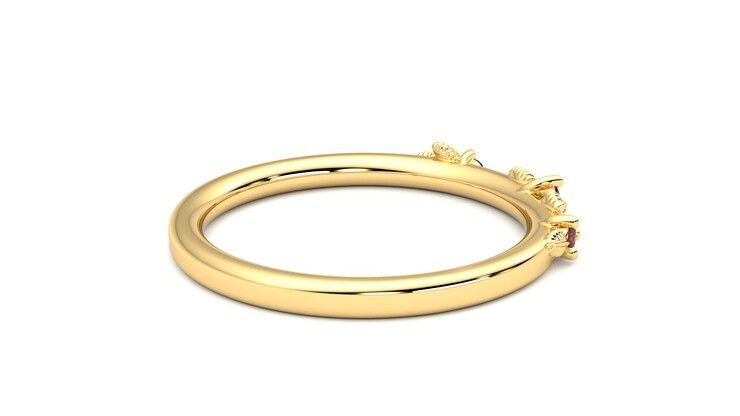 Taylor & Hart Lorierre Wedding Ring 360 degree image 12