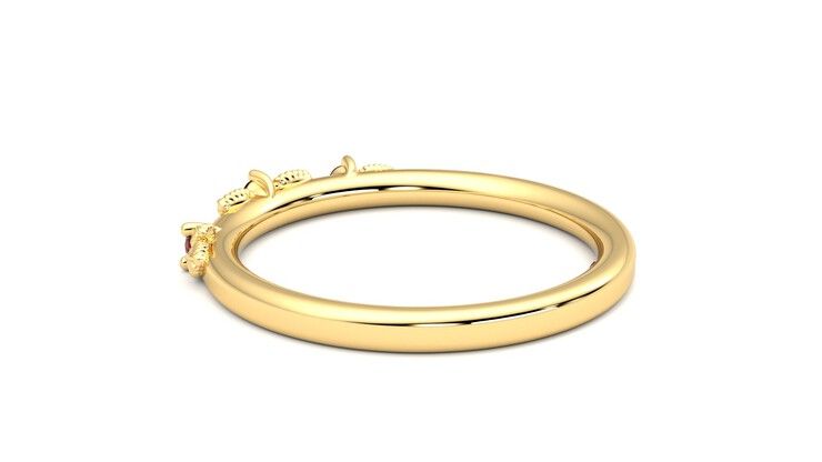 Taylor & Hart Lorierre Wedding Ring 360 degree image 19