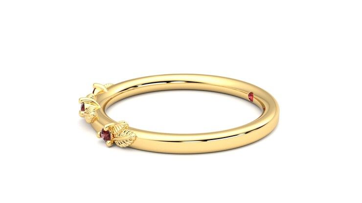Taylor & Hart Lorierre Wedding Ring 360 degree image 22
