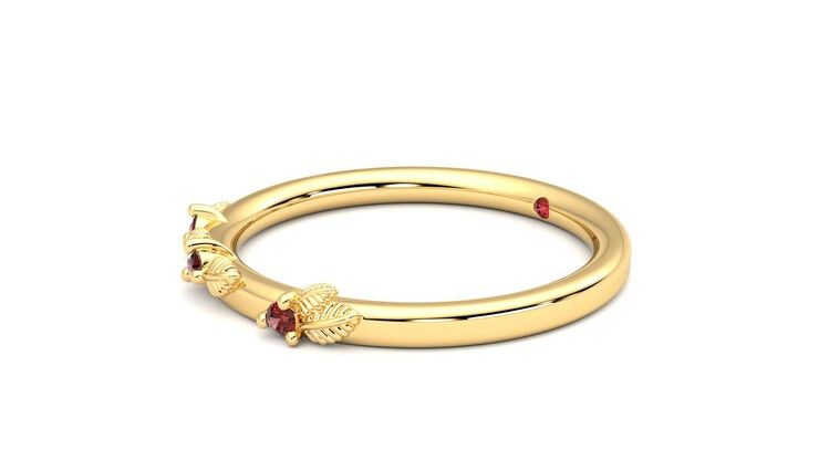Taylor & Hart Lorierre Wedding Ring 360 degree image 23