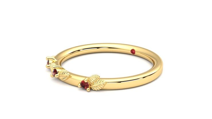 Taylor & Hart Lorierre Wedding Ring 360 degree image 24