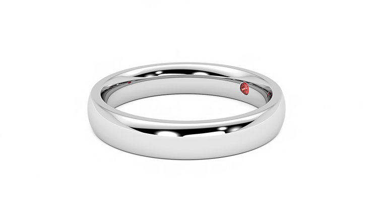 Taylor & Hart Lucombe Wedding Ring 360 degree image 23