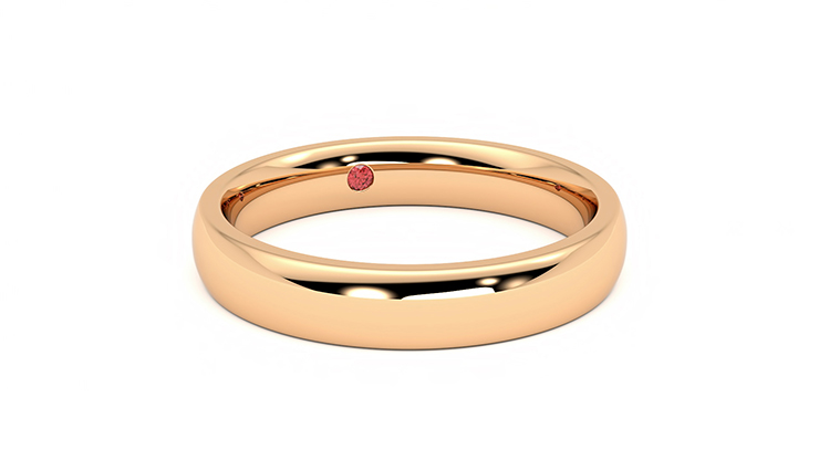 Taylor & Hart Lucombe Wedding Ring 360 degree image 4