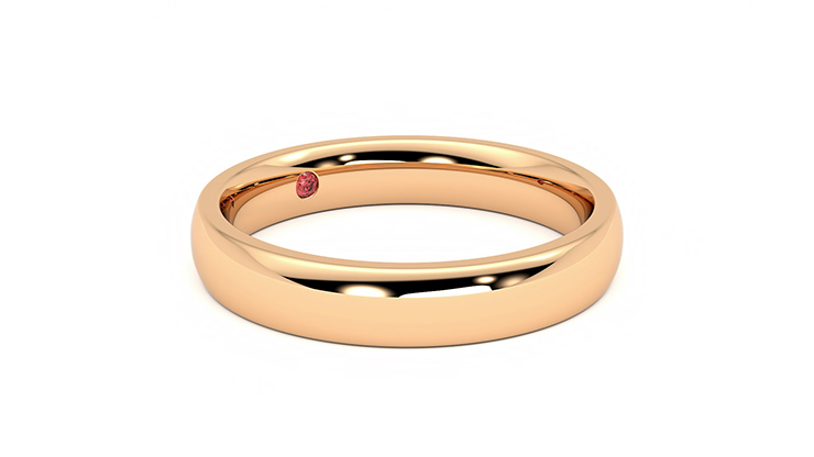 Taylor & Hart Lucombe Wedding Ring 360 degree image 6
