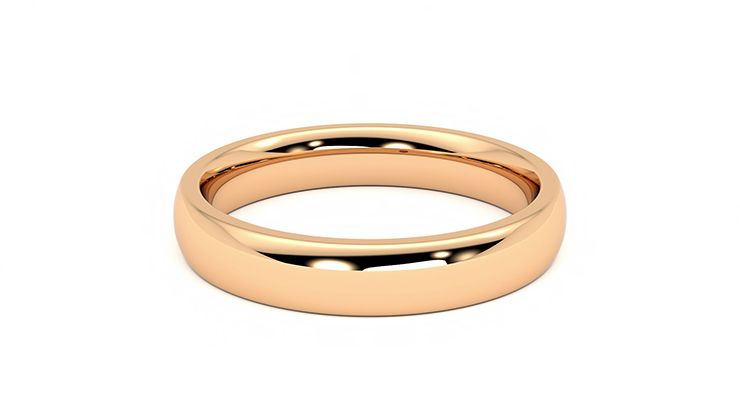 Taylor & Hart Lucombe Wedding Ring 360 degree image 13