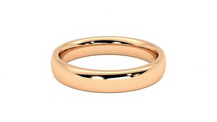 Taylor & Hart Lucombe Wedding Ring 360 degree image 16