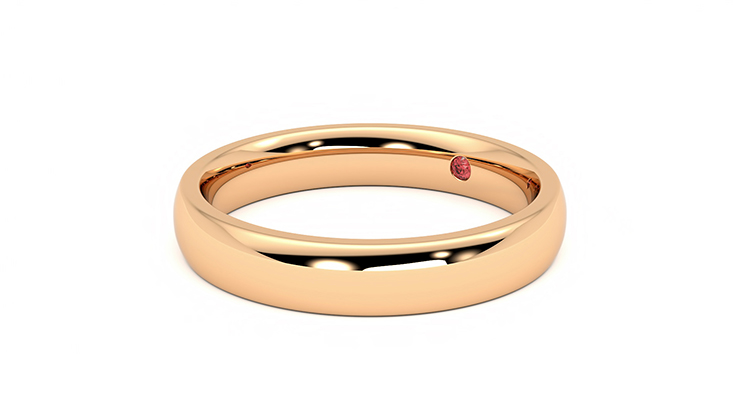 Taylor & Hart Lucombe Wedding Ring 360 degree image 24