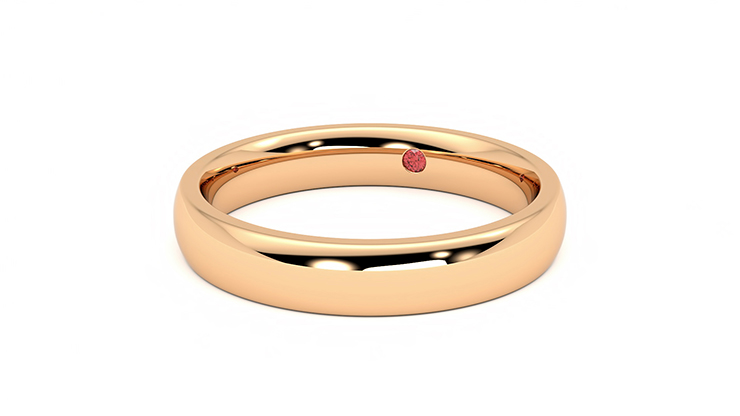 Taylor & Hart Lucombe Wedding Ring 360 degree image 26
