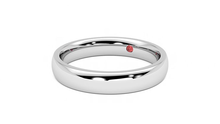 Taylor & Hart Lucombe Wedding Ring 360 degree image 25