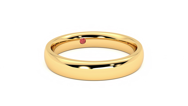 Taylor & Hart Lucombe Wedding Ring 360 degree image 4