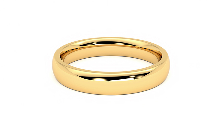 Taylor & Hart Lucombe Wedding Ring 360 degree image 10