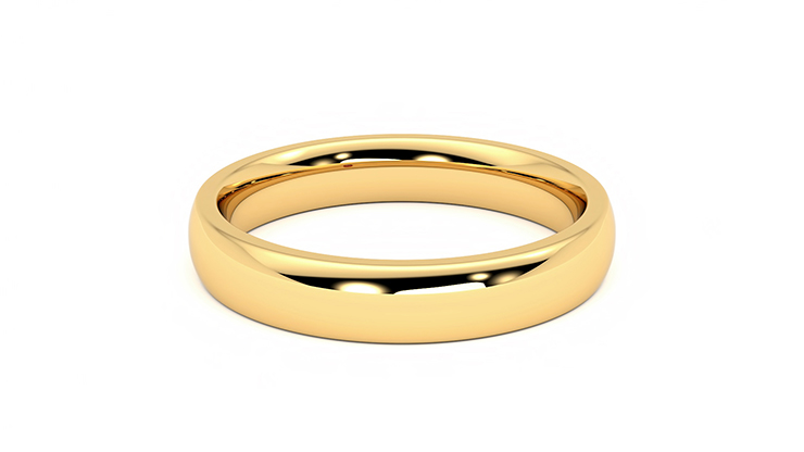 Taylor & Hart Lucombe Wedding Ring 360 degree image 18