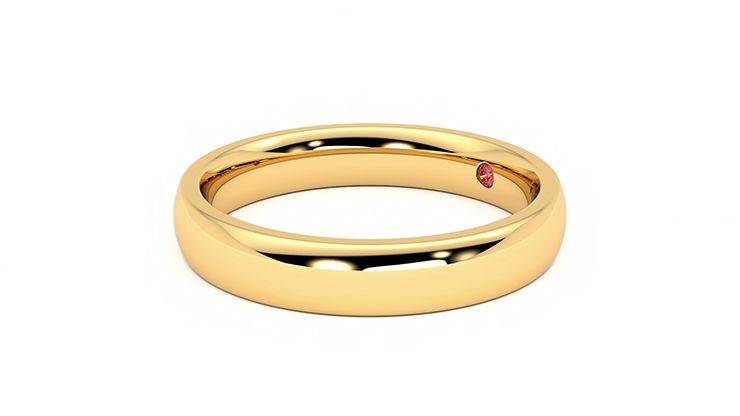 Taylor & Hart Lucombe Wedding Ring 360 degree image 23