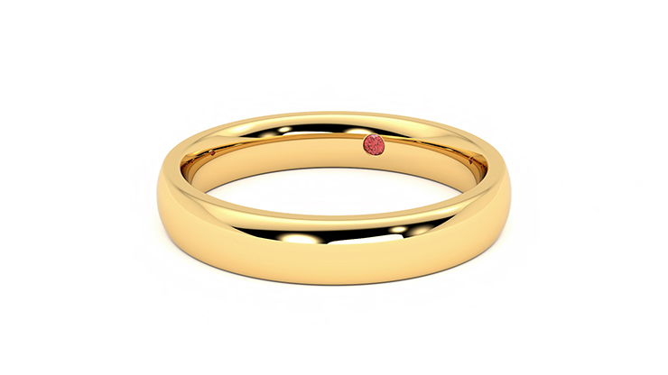 Taylor & Hart Lucombe Wedding Ring 360 degree image 26