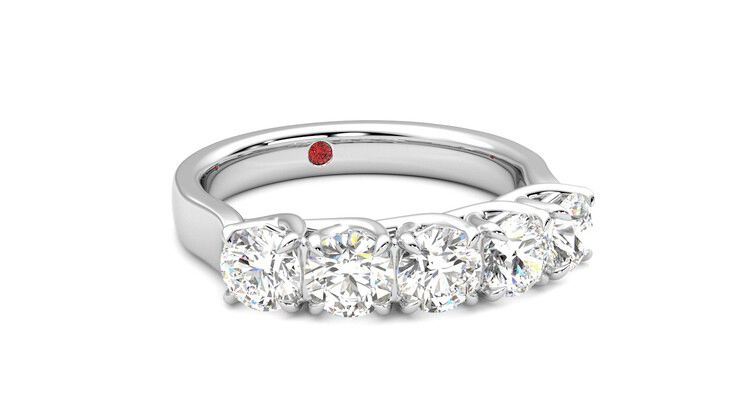 Taylor & Hart Lumina Wedding Ring 360 degree image 4