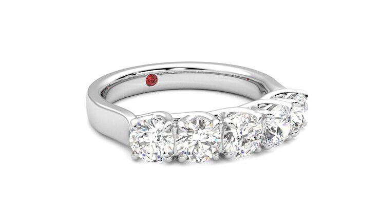 Taylor & Hart Lumina Wedding Ring 360 degree image 5
