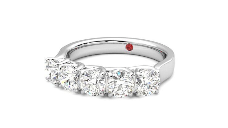 Taylor & Hart Lumina Wedding Ring 360 degree image 26